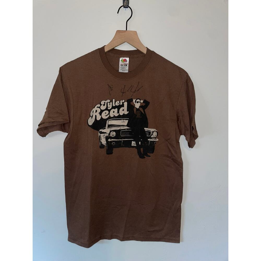 Vintage Tyler Read Shirt Southern Rock Band Brown Music Shirt Tee 2000s M Medium